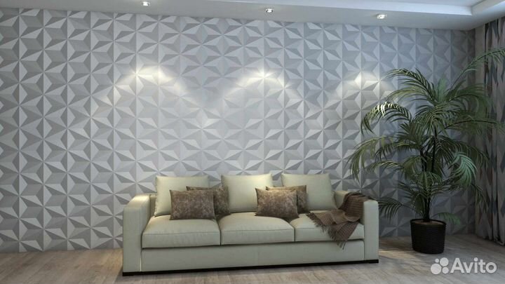 Гипсовая 3D панель 