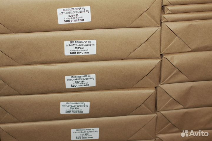 Самоклеящаяся полуглянцевая SRA3 бумага для цифры