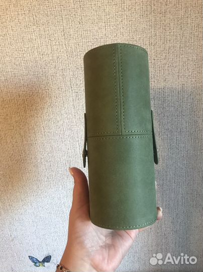 Профессиональные кисти для макияжа в тубусе 10 шт