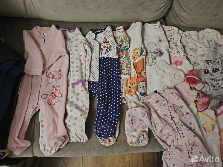 Пакет одежды для девочки 68-74