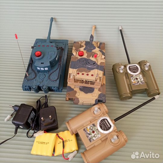 Танковый бой на радиоуправлении