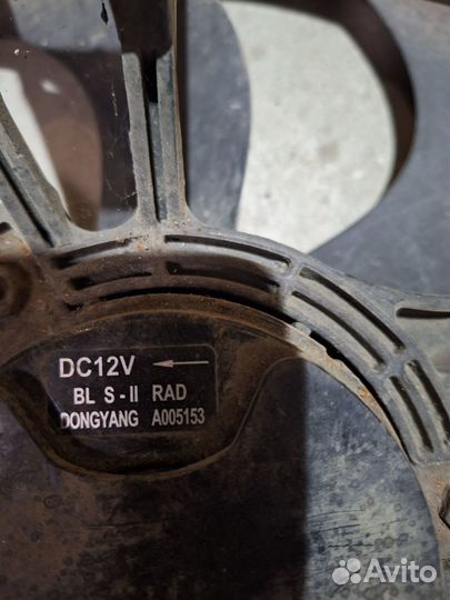 Вентилятор охлаждения радиатора Киа Соренто BL