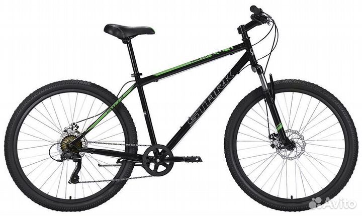 Stark Respect 26.1 D Microshift Steel черный/зелен