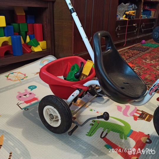 Трехколесный велосипед puky с ручкой