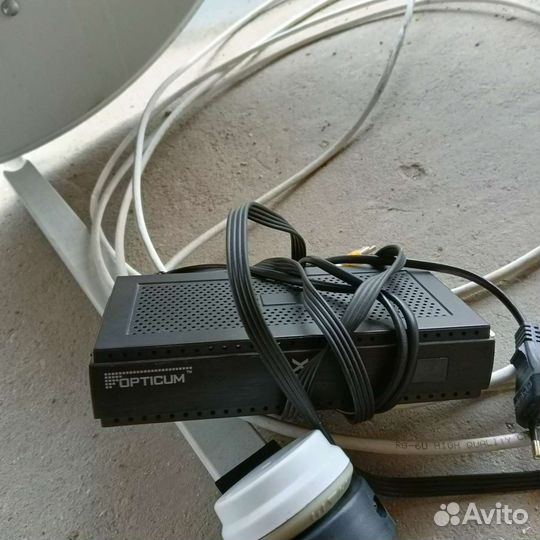 Антенна спутниковая с ресивером