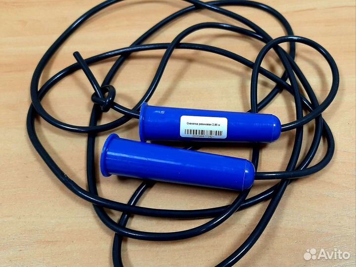 Скакалка 285 см резиновая оптом 10 штук спортивная