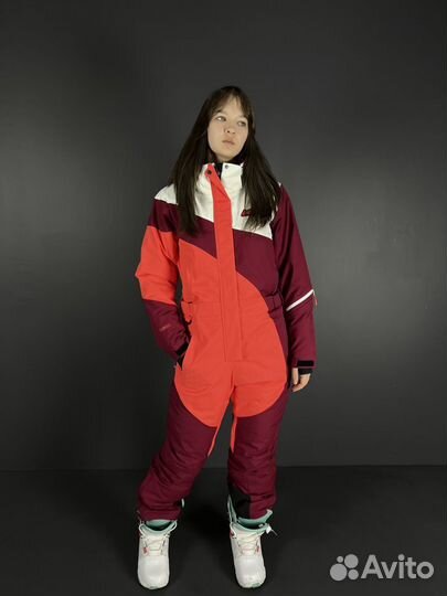 Комбинезон женский горнолыжный High Exp. Оранжевый
