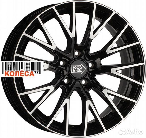 1000 Miglia MM1009 7x17 5x112 ET40 Dia57.1 Gloss B