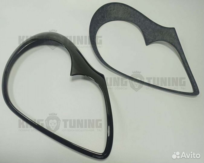 Маски на фары Porsche Cayenne 955 (Fiberglass-Easy