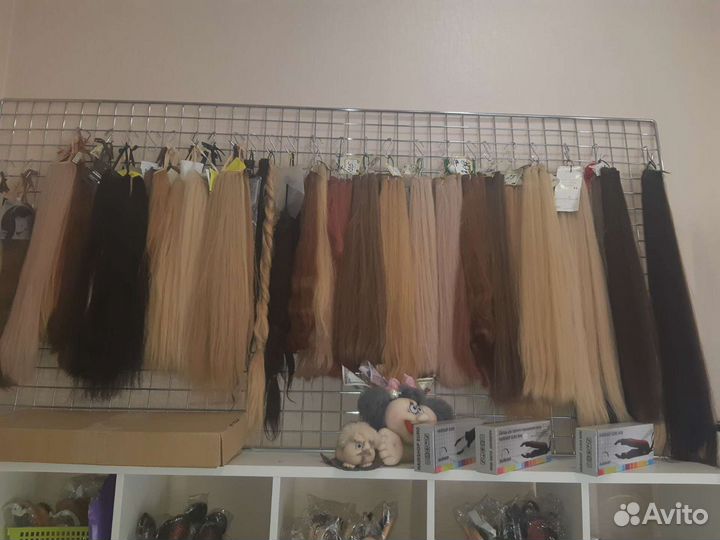 Волосы на заколках (клипсах)