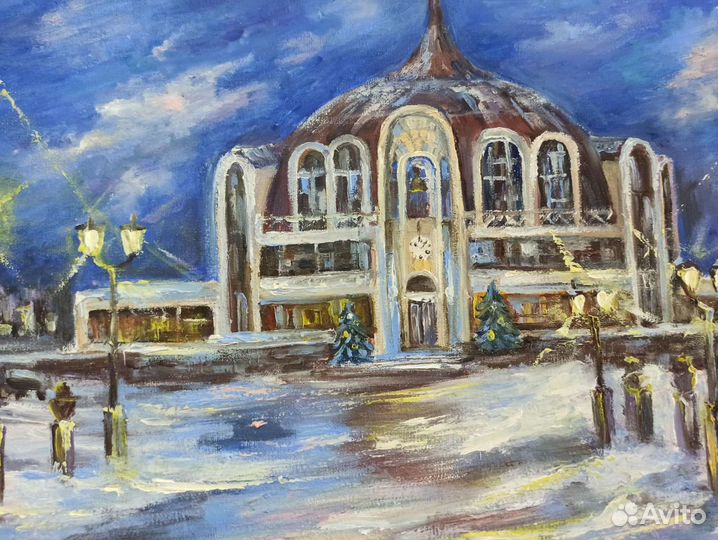 Картина маслом Тула. Музей оружия