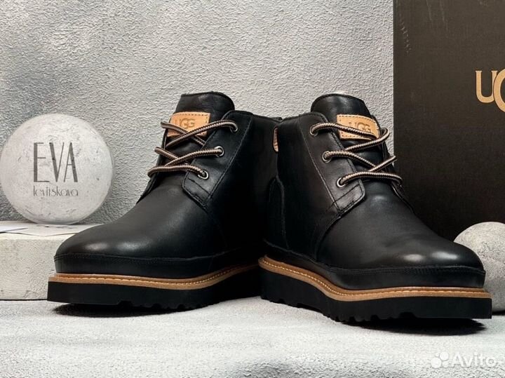 Мужские ботинки Ugg Neumel Gentleman Leather Black