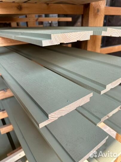 Окрашенная доска, Имитация бруса, 