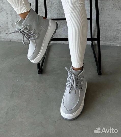 Угги дутики на платформе зимние