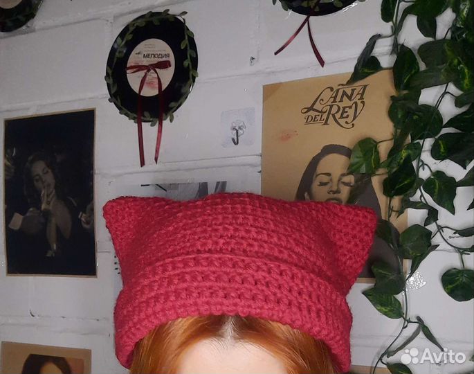 Шапка с ушками