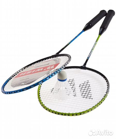 Набор для бадминтона Steeltec 216, 2 ракетки+2 вол