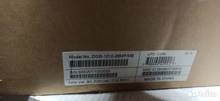 Коммутатор D-Link DGS-1210-28MP/ME