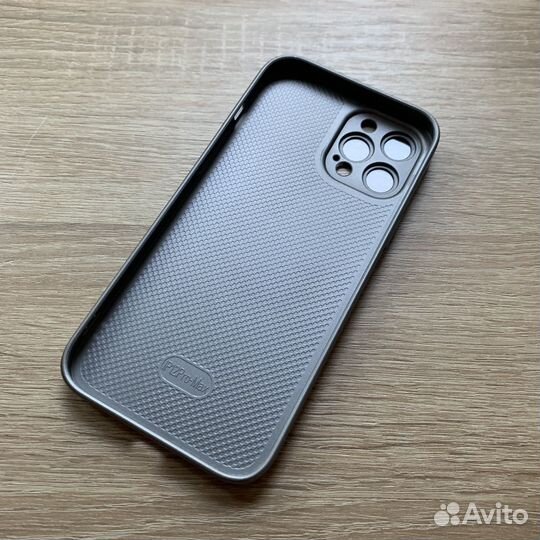 Чехол на iPhone 12 Pro Max AG Glass Case титан