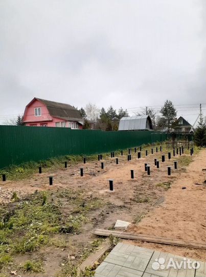 Винтовые сваи установка под ключ