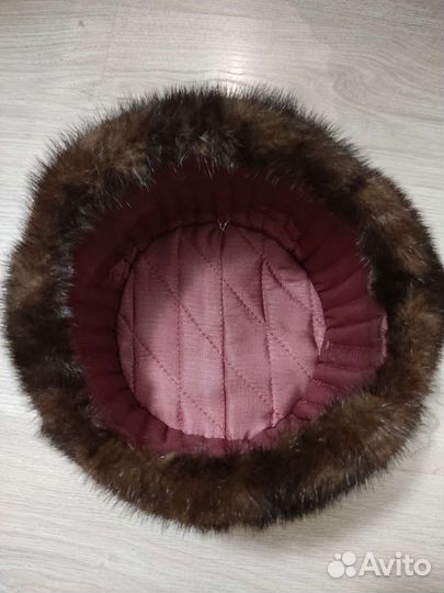 Норковая шапка мужская
