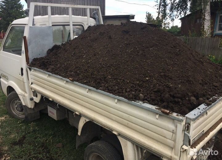 Чернозём земля грунт перегной навоз