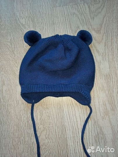 Шапочка и снуд вязанные демисезон 40