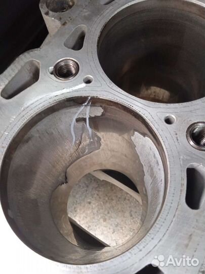 Блок двиг-ля Фольксваген т5 2.5, коленвал, поддон