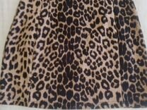 Юбка леопардовый принт размер 42-44