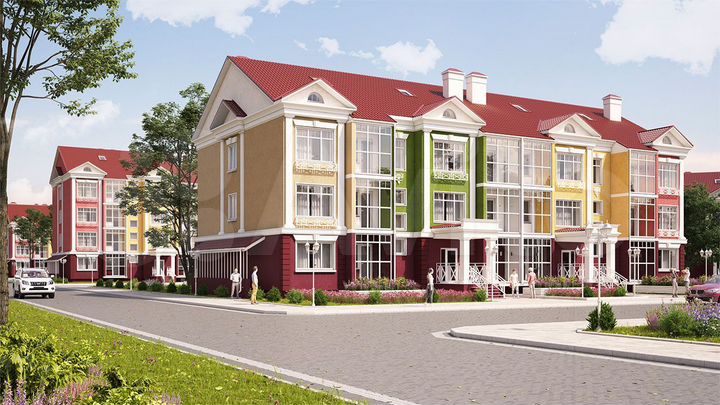 2-к. квартира, 58 м², 3/4 эт.