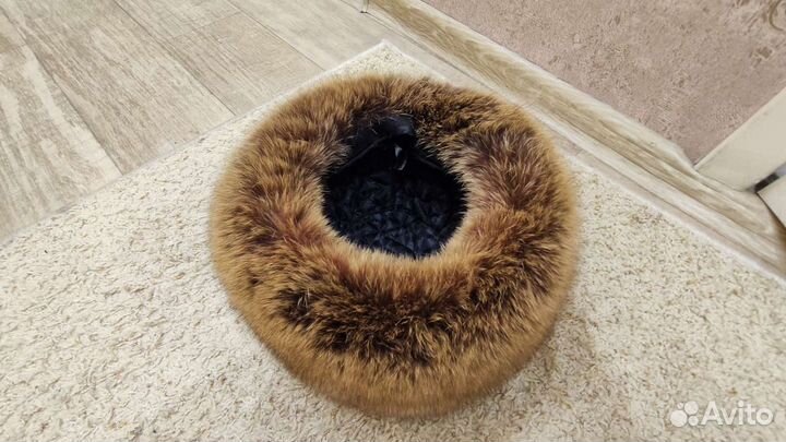 Женский лисий берет, разм (56-58)