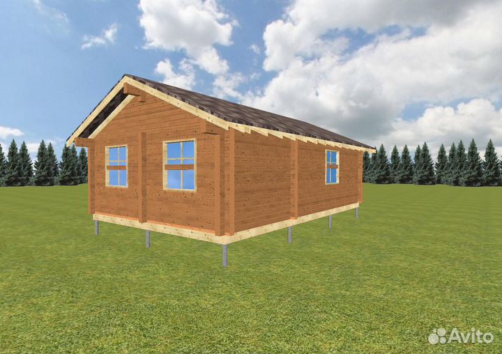 Дом из профилированного бруса 6х9