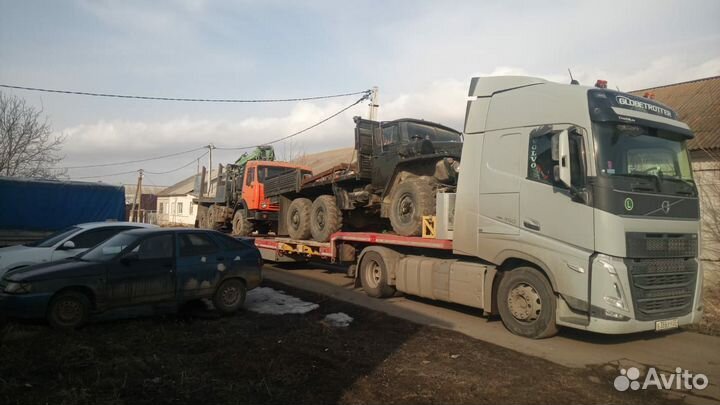 Грузоперевозки тралом спецтехники и оборудования