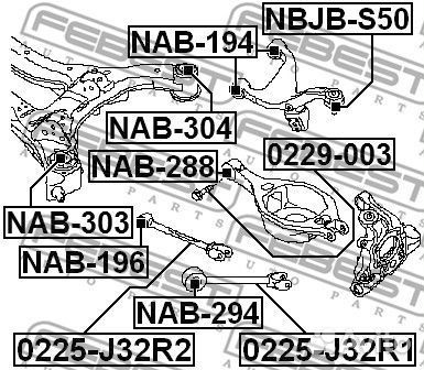 Сайлентблок NAB-294