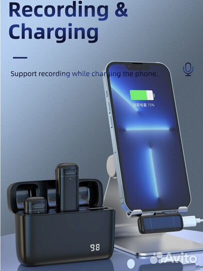 Беспроводной петличный микрофон