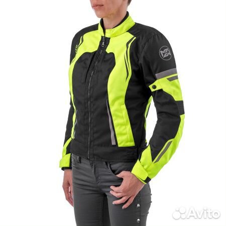 Куртка женская moteq Taffy Черно-желтый M