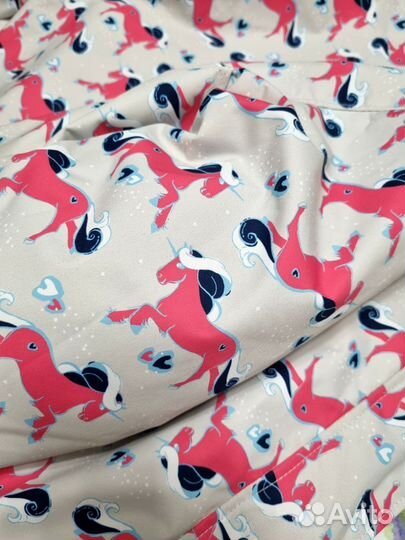 Куртка зимняя для девочки 140 146 gusti