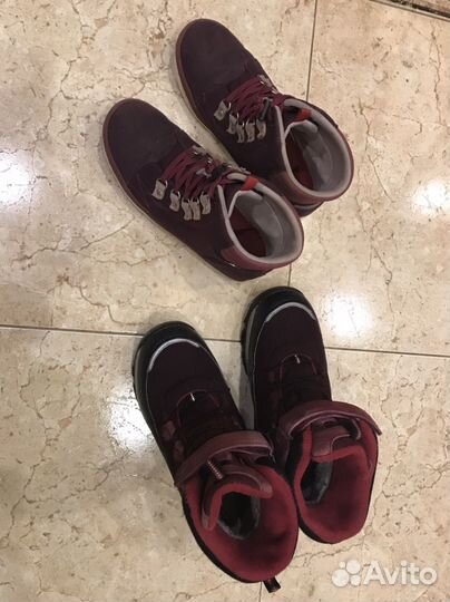 Ботинки для девочки 8-9 лет демисезон и зима