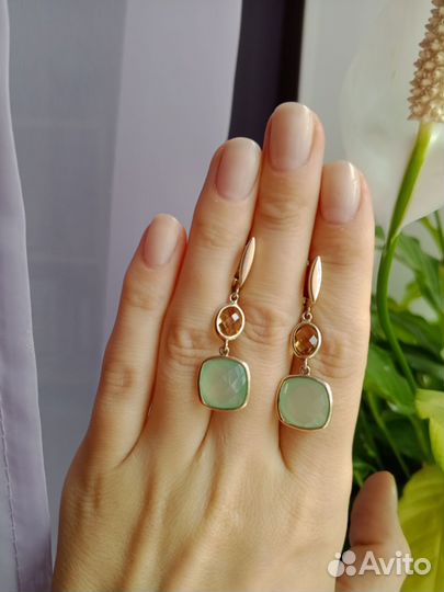 Серебряные серьги