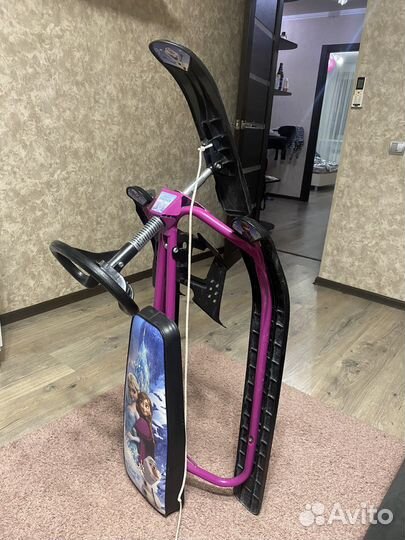 Детские санки снегоход