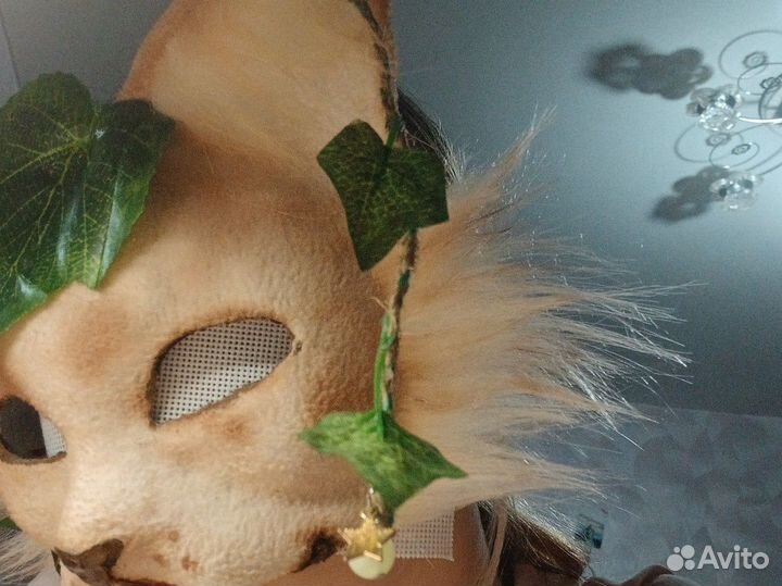 Маска для квадробики рыжик