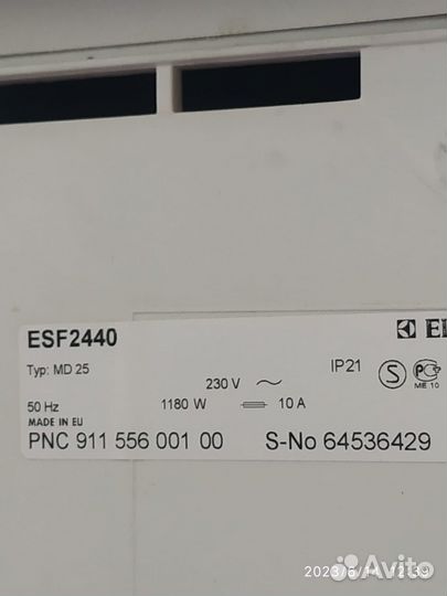 Посудомоечная машина Electrolux