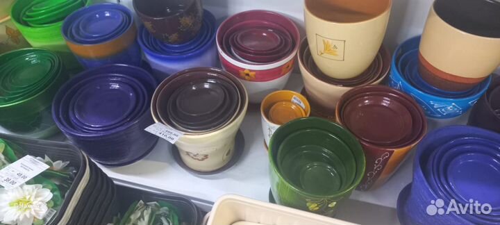 Керамические горшки для цветов