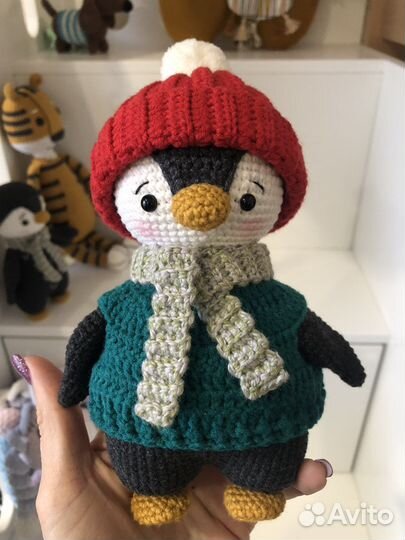 Игрушка ручной работы Пингвин