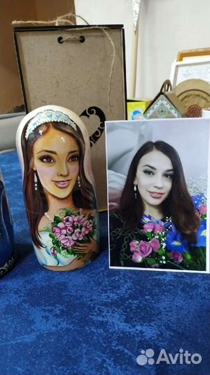 Матрёшка портретная