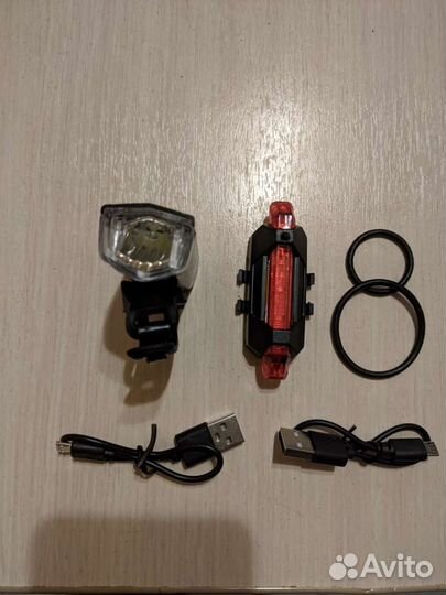 Фонарь для велосипеда водонепроницаемый комплект