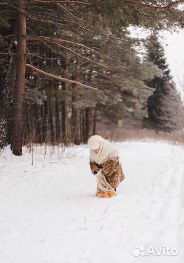 Шуба детская СССР 98