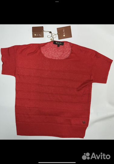 Джемпер Loro Piana красная