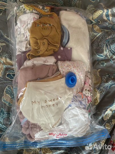 Пакет вещей на девочку до 1,5 лет