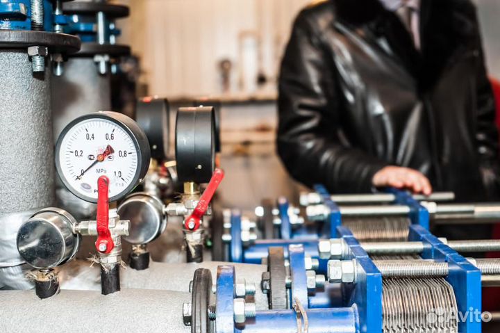 Тепловой узел промывка отопления опрессовка