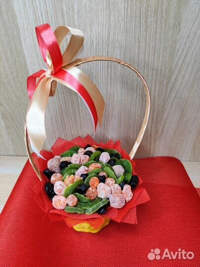 Букет из сухофруктов. Подарок женский